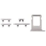 Knapper og SIM-kortholder for iPhone 15 Pro og 15 Pro Max - Naturlig titan
