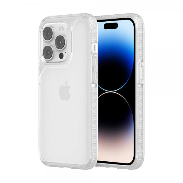 Survivor iPhone 14 Pro Deksel Strong Transparent