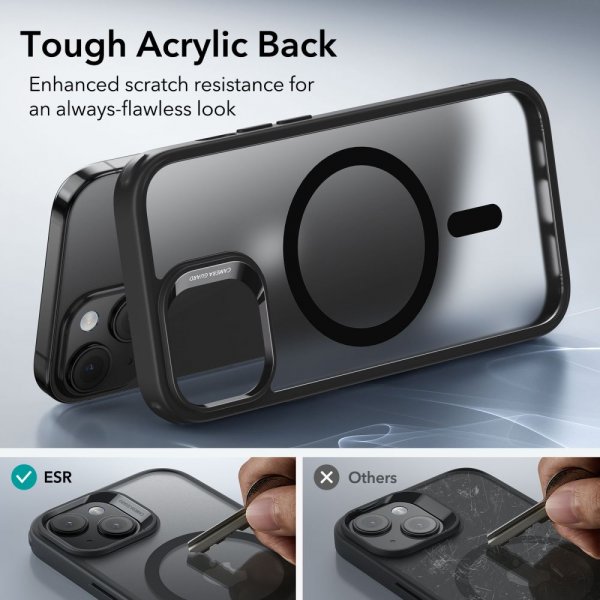 ESR iPhone 15 Deksel Classic Hybrid HaloLock Svart