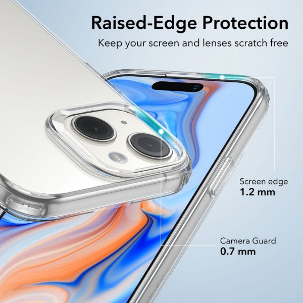 ESR iPhone 15 Deksel Project Zero Transparent