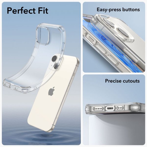 ESR iPhone 15 Deksel Project Zero Transparent