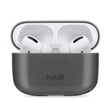 holdit AirPods Pro/AirPods Pro 2 Deksel Seethru Svart