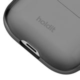 holdit AirPods Pro/AirPods Pro 2 Deksel Seethru Svart