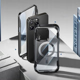 Supcase iPhone 15 Pro Max Deksel Ares Mag Svart