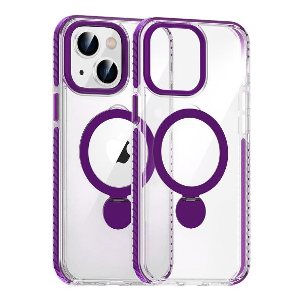 iPhone 13/iPhone 14 Deksel Ring Stand MagSafe Lilla