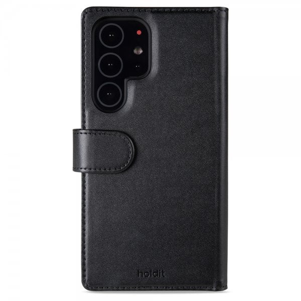 holdit Samsung Galaxy S23 Ultra Etui Wallet Case Magnet Svart