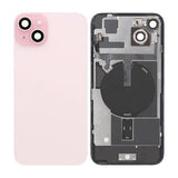 iPhone 15 Plus Bakside Glass Komplett OEM - Rosa