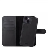 holdit iPhone 13/iPhone 14 Etui Wallet Case Magnet Plus Black