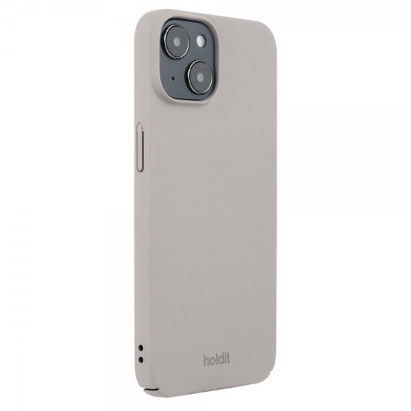 holdit iPhone 15 Deksel Slim Case Taupe
