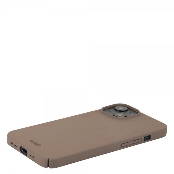 holdit iPhone 15 Deksel Slim Case Mocha Brown