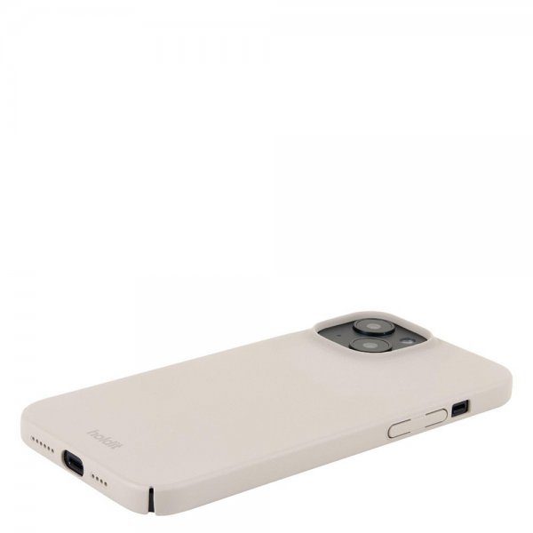holdit iPhone 15 Plus Deksel Slim Case Light Beige