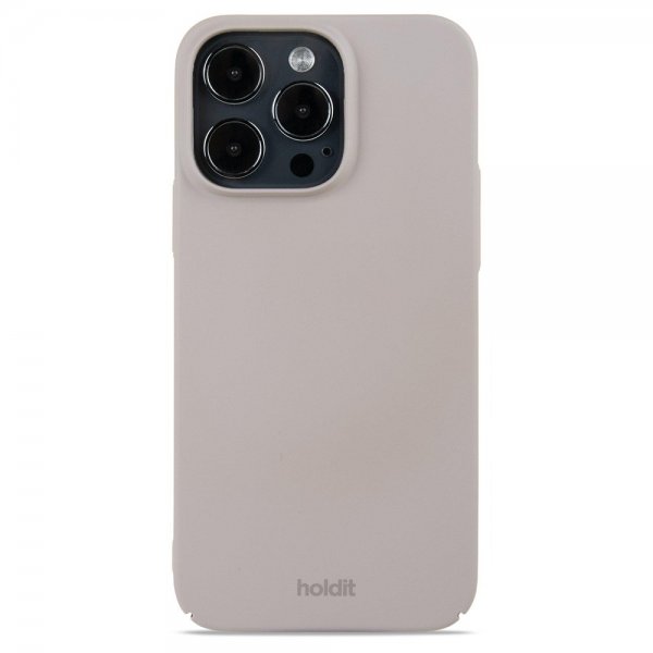 holdit iPhone 15 Pro Max Deksel Slim Case Taupe