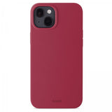 holdit iPhone 15 Plus Deksel Silikon Red Velvet