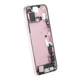 Midtramme med smådeler for iPhone 15 Plus - rosa OEM