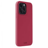 holdit iPhone 15 Pro Max Deksel Silikon Red Velvet