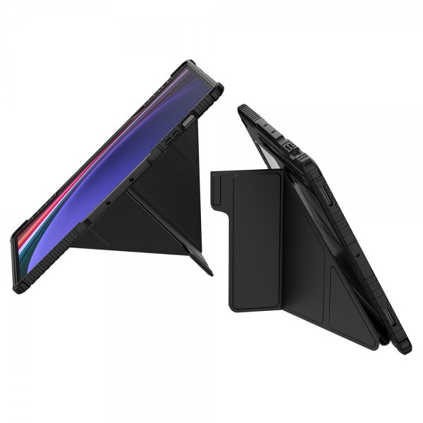 Nillkin Samsung Galaxy Tab S9 Plus/S10 Plus Etui Bumper Leather Case Pro Svart