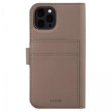 holdit iPhone 12/iPhone 12 Pro Etui Wallet Case Magnet Plus Mocha Brown
