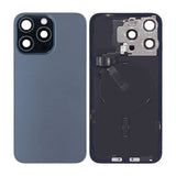 iPhone 15 Pro Max Bakside Glass Komplett OEM - Blå