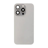 iPhone 15 Pro Bakside Glass Komplett OEM - Naturlig Titan