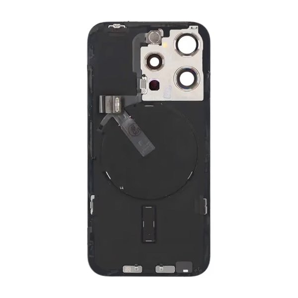 iPhone 15 Pro Bakside Glass Komplett OEM - Naturlig Titan