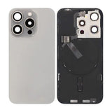 iPhone 15 Pro Bakside Glass Komplett OEM - Naturlig Titan