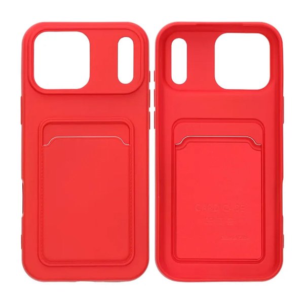 iPhone 17 Pro Max Deksel Kortholder Rød