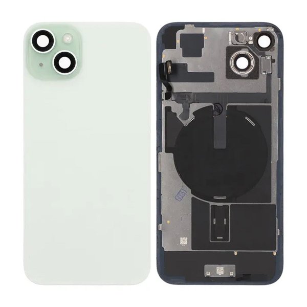 iPhone 15 Plus Baksideglass Komplett OEM - Grønn