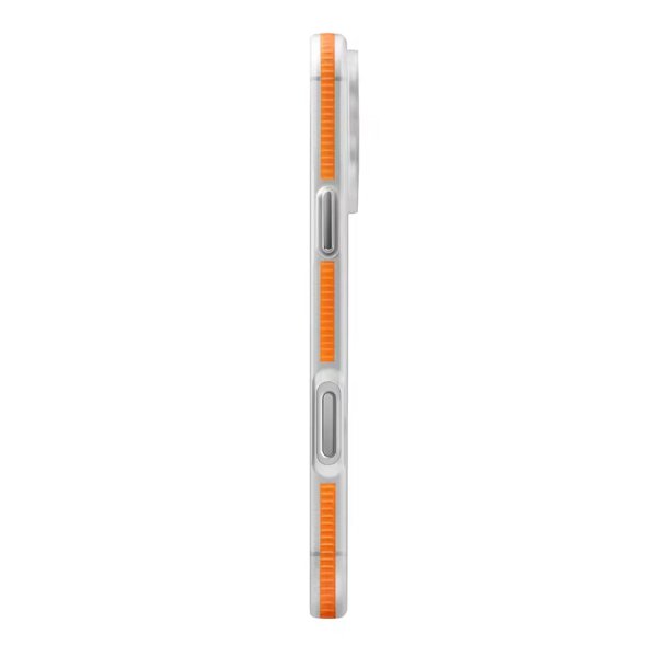 Rvelon iPhone 17 Pro Deksel Korrugerte MagSafe Oransje