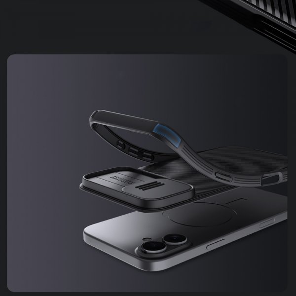 Nillkin iPhone 16 Deksel CamShield Pro MagSafe Svart
