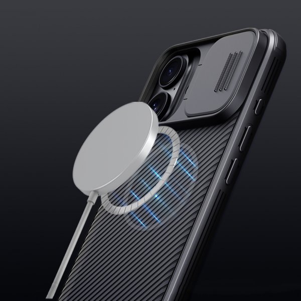 Nillkin iPhone 16 Deksel CamShield Pro MagSafe Svart