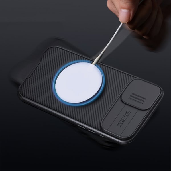Nillkin iPhone 16 Deksel CamShield Pro MagSafe Svart