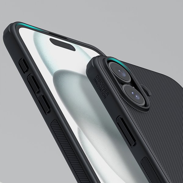 Nillkin iPhone 16 Deksel Super Frosted Shield Pro Svart
