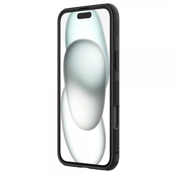 Nillkin iPhone 16 Deksel Super Frosted Shield Pro Svart