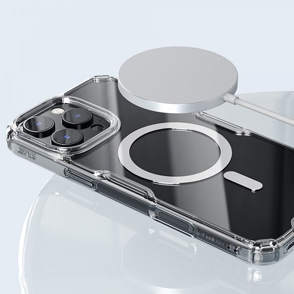 Nillkin iPhone 16 Deksel Nature Pro Series MagSafe Transparent