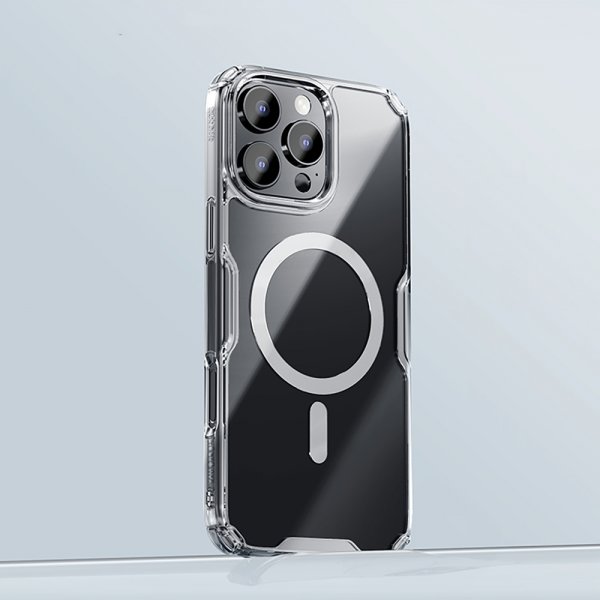 Nillkin iPhone 16 Deksel Nature Pro Series MagSafe Transparent