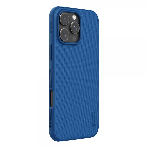 Nillkin iPhone 16 Pro Deksel Super Frosted Shield Pro Blå