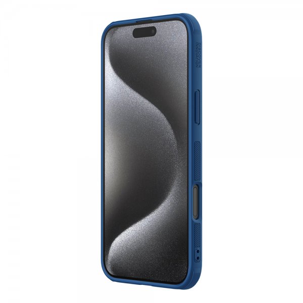 Nillkin iPhone 16 Pro Deksel Super Frosted Shield Pro Blå