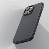 Nillkin iPhone 16 Pro Deksel Super Frosted Shield Pro Svart
