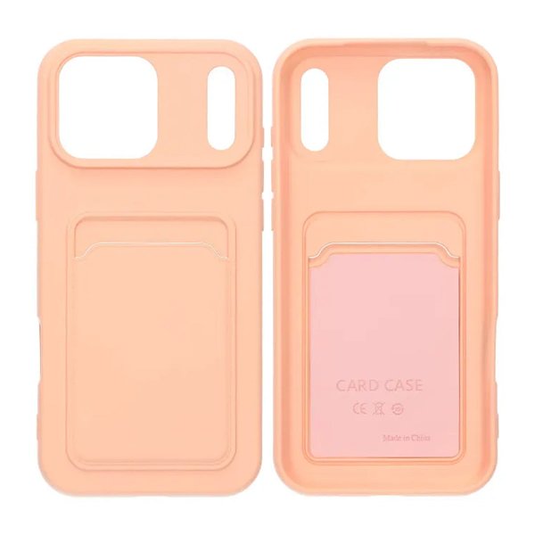 iPhone 17 Pro Max Deksel Kortholder Rosa