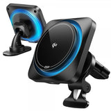 ESR Mobilholder til bil Qi2 Air Vent/Dashboard Wireless Car Charger CryBoost HaloLock Svart