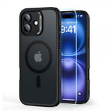ESR iPhone 16 Deksel og Skjermbeskytter Classic Hybrid MagSafe Set Frostet Svart