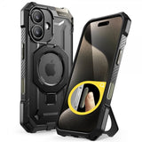 Supcase iPhone 16 Deksel UB Grip MagSafe Svart