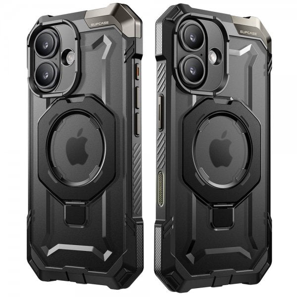 Supcase iPhone 16 Deksel UB Grip MagSafe Svart
