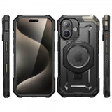 Supcase iPhone 16 Deksel UB Grip MagSafe Svart