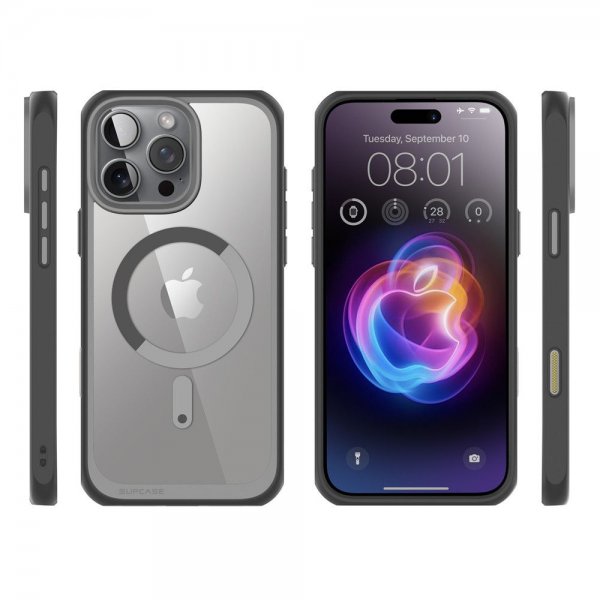 Supcase iPhone 16 Pro Max Deksel UB Mag Grå