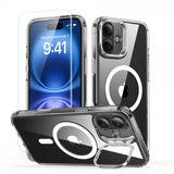 ESR iPhone 16 Deksel og Skjermbeskytter Classic Hybrid Kickstand MagSafe Set Transparent