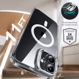 ESR iPhone 16 Deksel og Skjermbeskytter Classic Hybrid Kickstand MagSafe Set Transparent