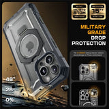 Supcase iPhone 16 Pro Deksel UB Grip MagSafe Grå