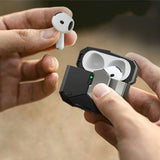 Supcase AirPods 4 Deksel Matrix Svart