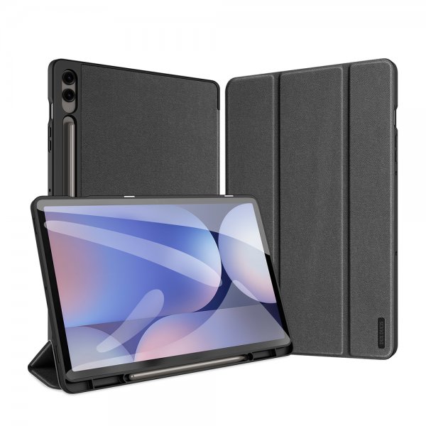 Dux Ducis Samsung Galaxy Tab S9 Plus/S9 FE Plus/S10 Plus Etui Domo Series Svart